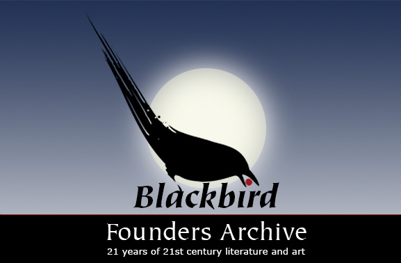 This is the landing page for blackbird at VCU.  You will be redirected to our most recent issue in a moment, or you can click this image.