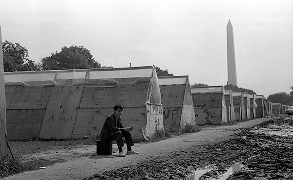 Resurrection City at the Poor People's Campaign, 1968