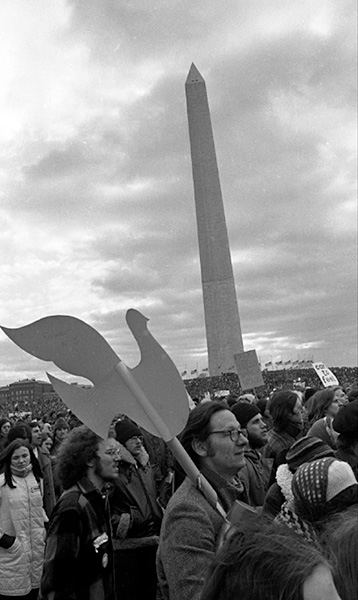 Anti-Vietnam, Counter-Inaugural Nixon Rally, 1973