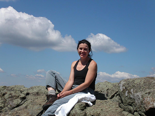 Claudia Emerson at Stony Man Mountain