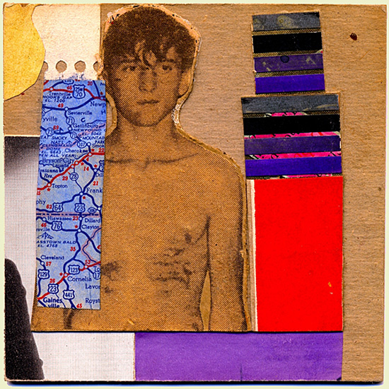 Ray Johnson | Untitled (Young Man with Map)